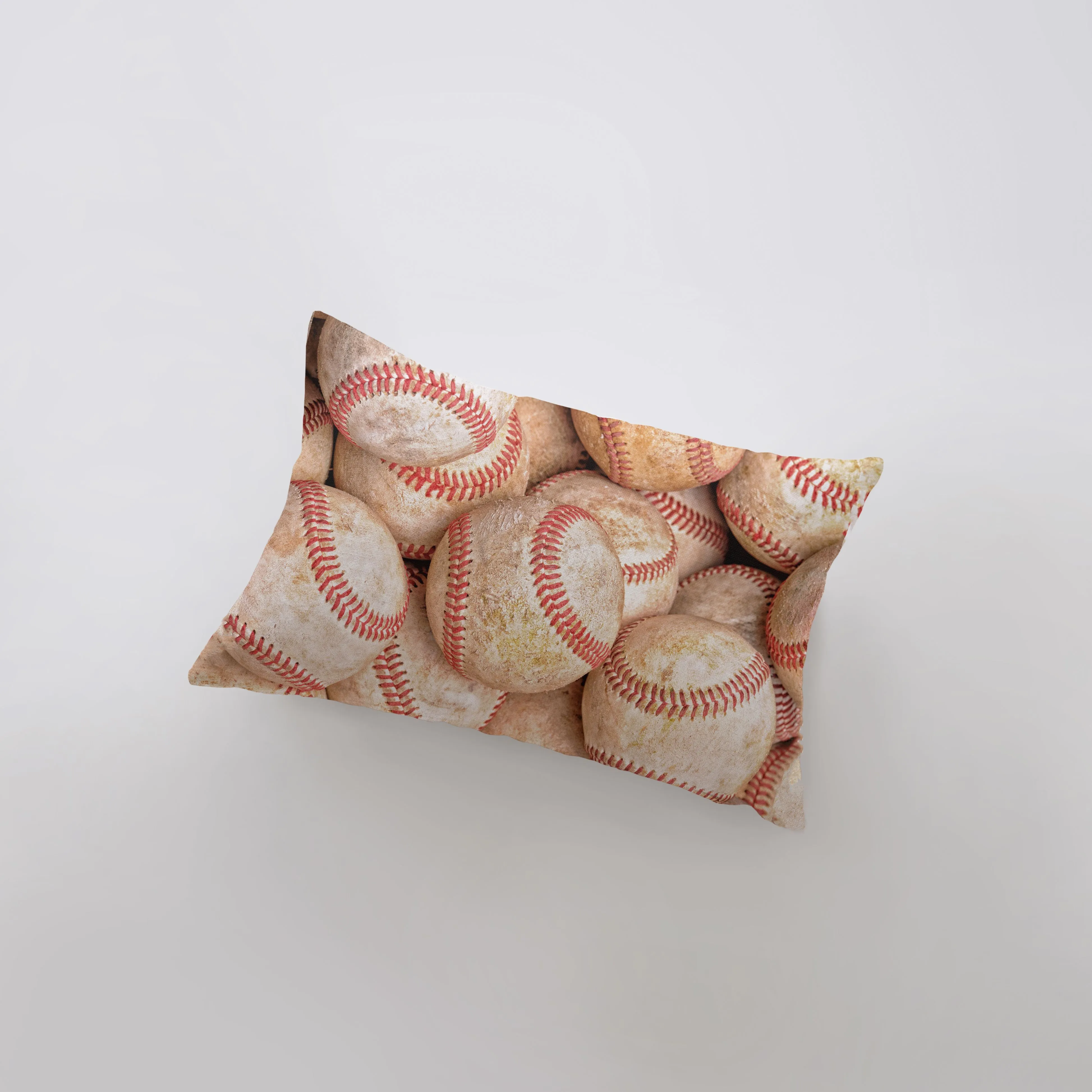 Old Baseballs | 18x12 | Custom Baseballs | Sports | Sports Fabric | Sports Fans | Baseball Gifts | Baseball Gifts for Boys | Teen Room Decor