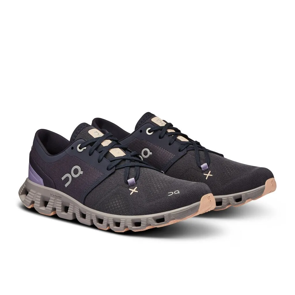 On Running Cloud X 3 (Womens) - Iron/Fade