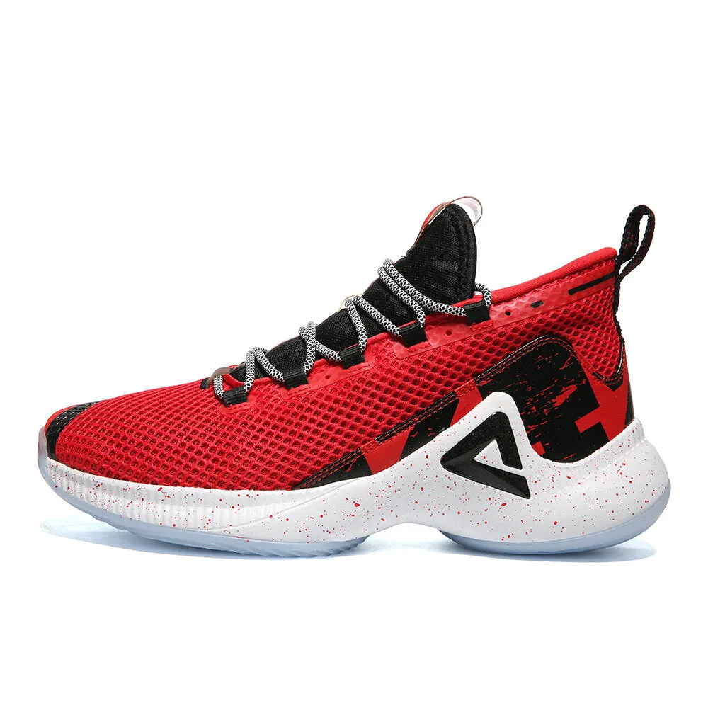 PEAK Basketball Shoes Men Sneakers P-MOTIVE series Red