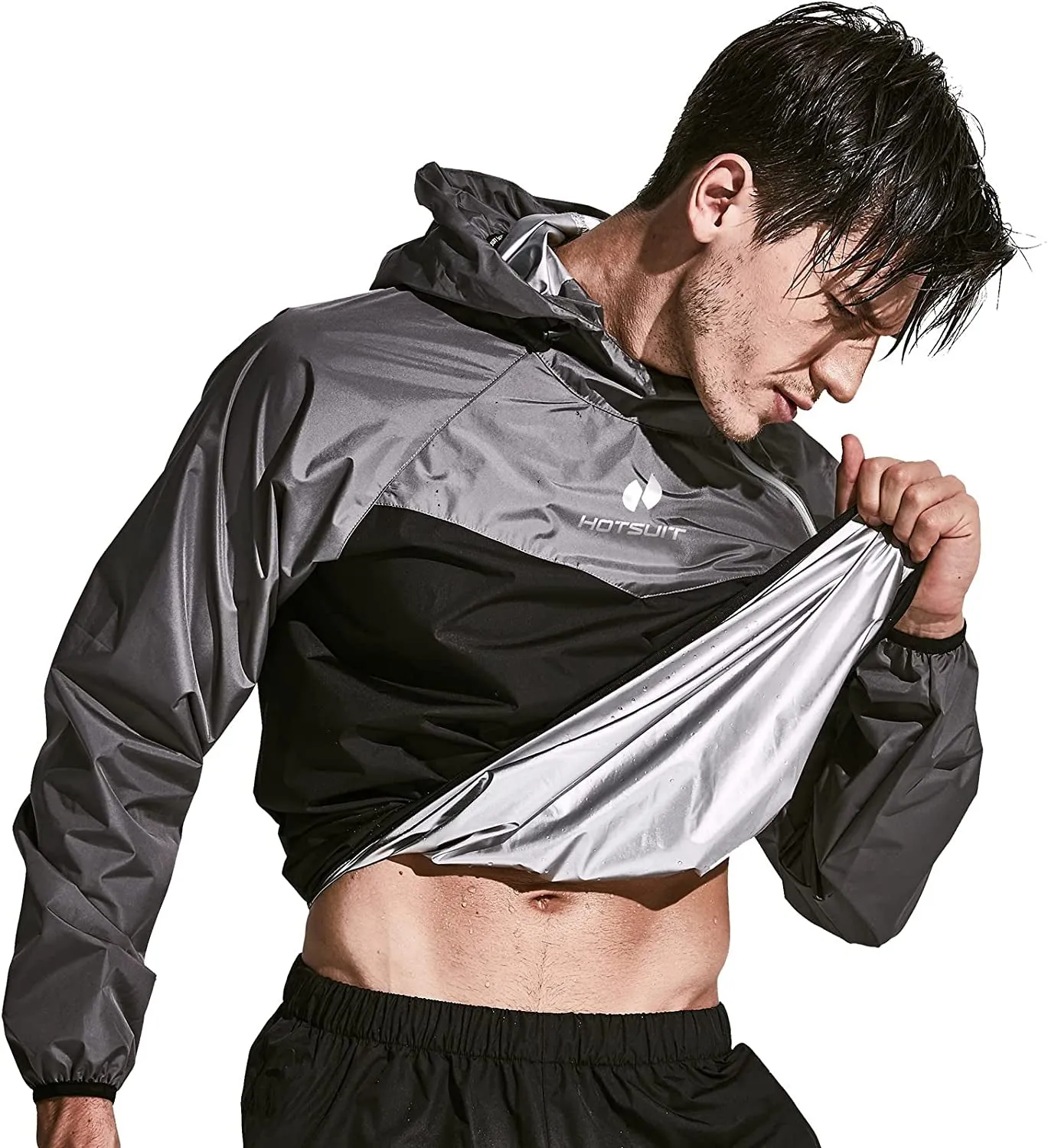 "Get Fit Faster with the Ultimate Men's Sauna Suit for Intense Gym Sweating"