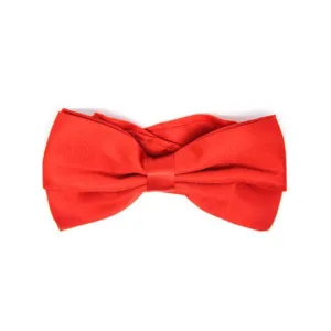 Red Satin Bow Tie