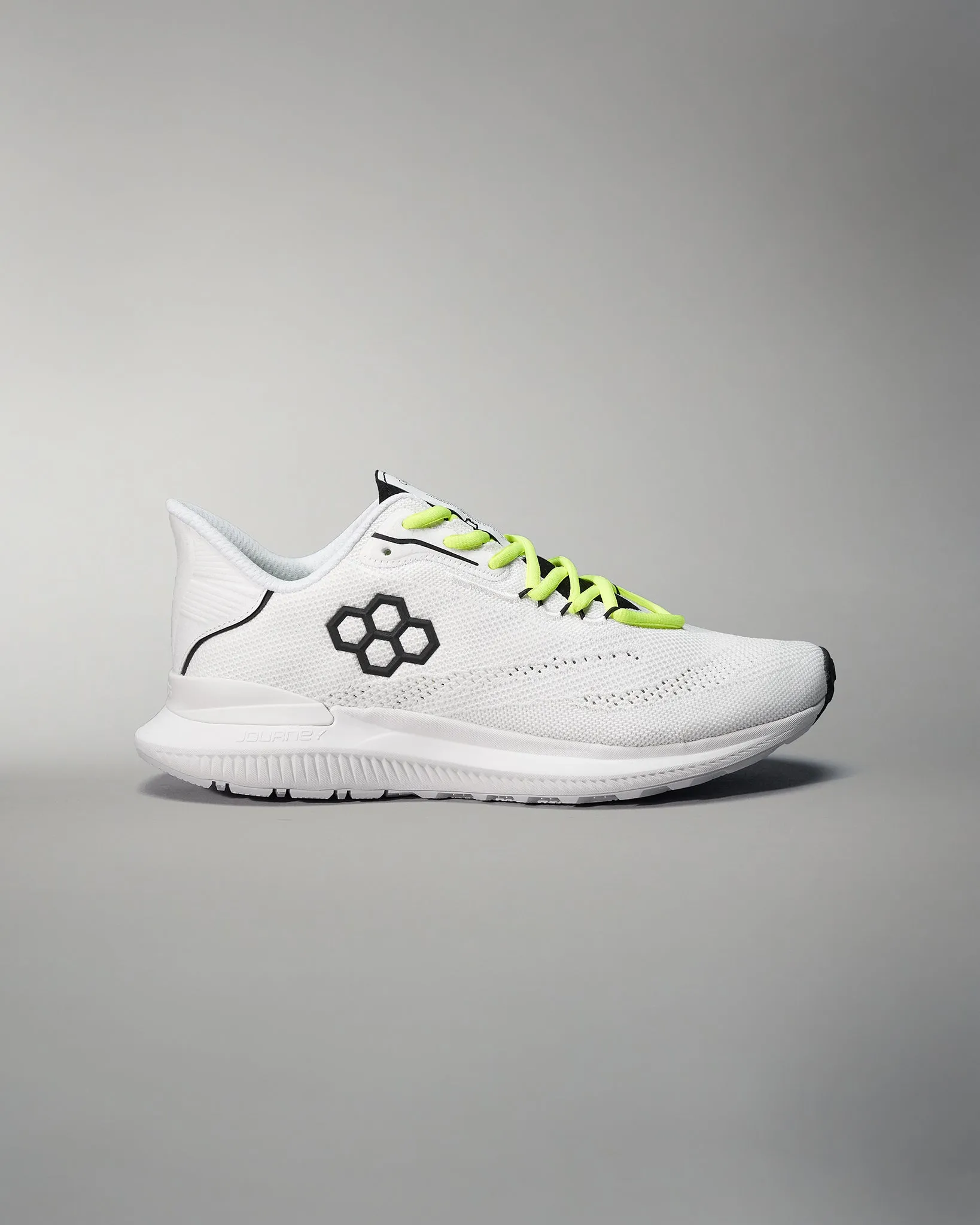 RUDIS Journey Knit Adult Training Shoes - White/Neon