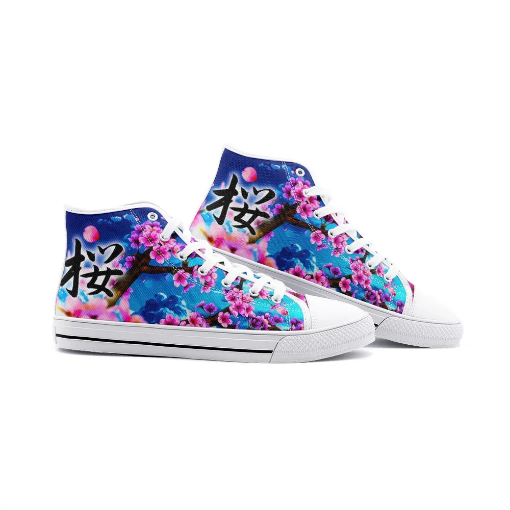 Sakura Flower High Tops