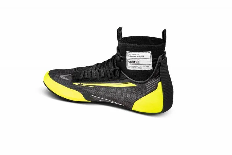 Sparco Superleggera Shoe - Black/Yellow