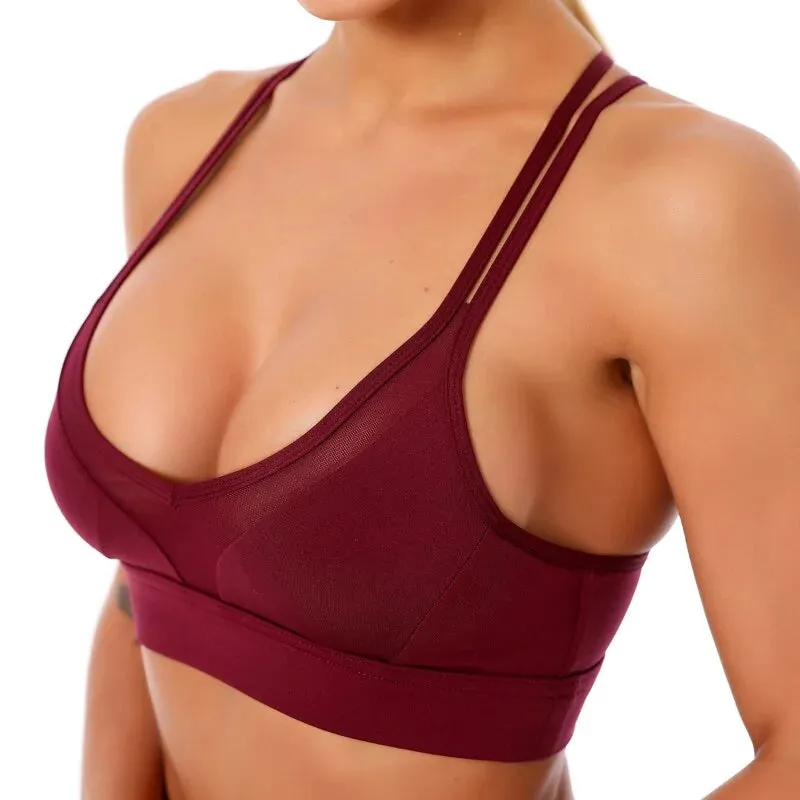 Sports Breathable Fitness Shockproof Bra