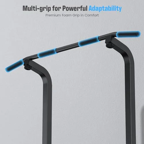 Sportsroyals Power Tower Dip Station Pull Up Bar for Home Gym Strength Training Workout Equipment Newer Version 450LBS.