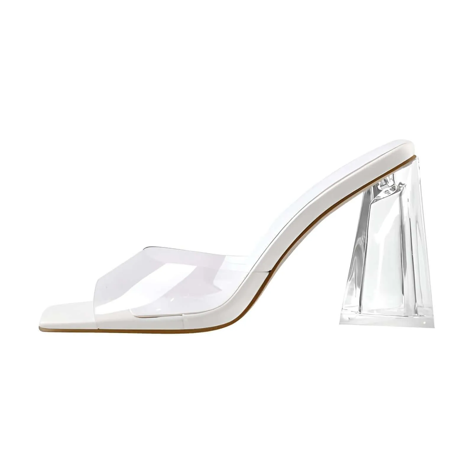 Square Toe Block Heel Sandals