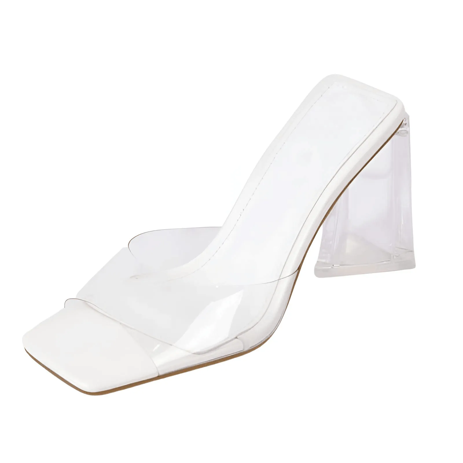 Square Toe Block Heel Sandals