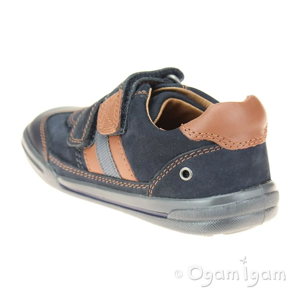 Start-rite Seesaw Boys Navy Shoe