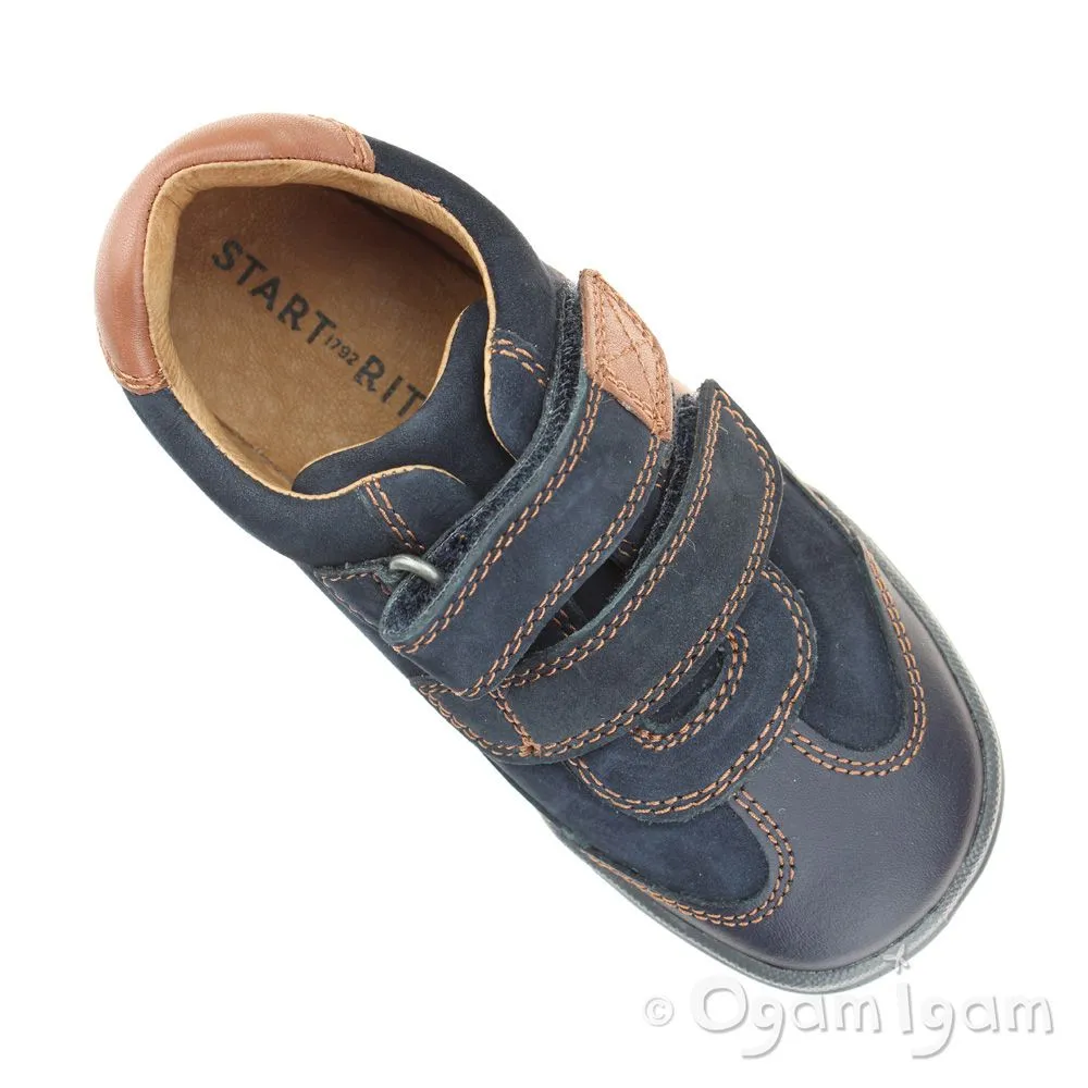 Start-rite Seesaw Boys Navy Shoe