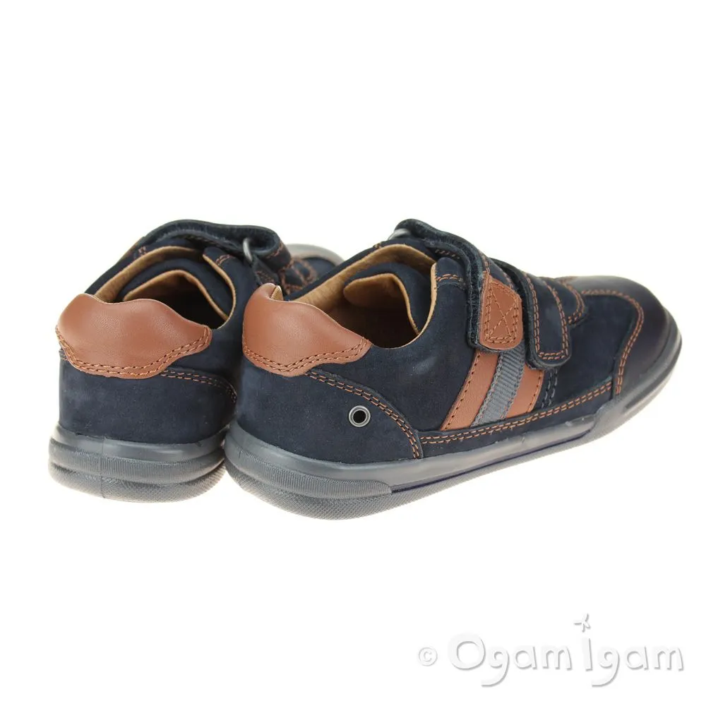 Start-rite Seesaw Boys Navy Shoe