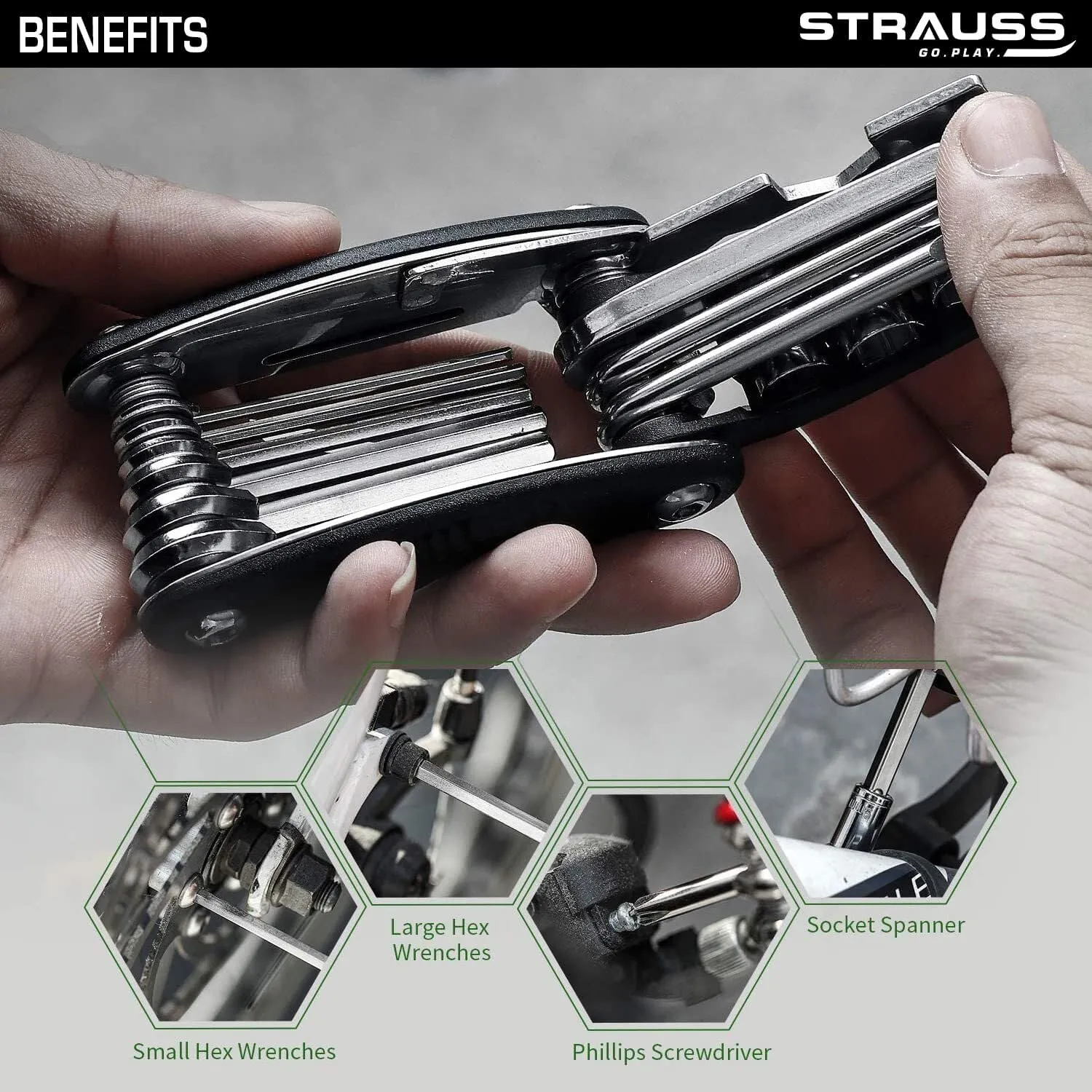 Strauss Bicyle Repair Toolkit (Pack of 2)