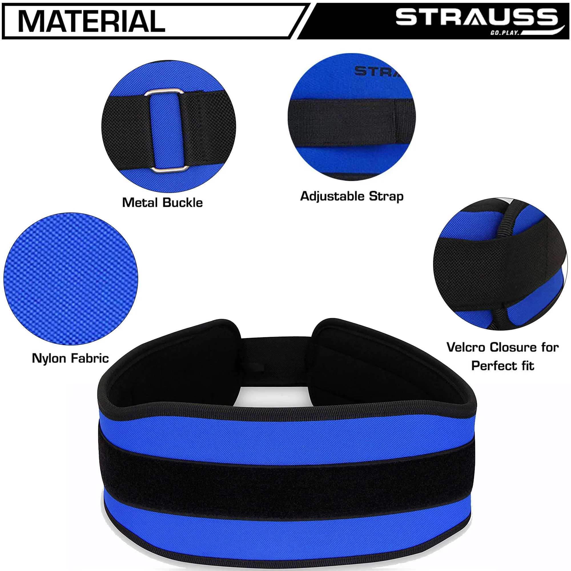 Strauss Gym Belt, 36 Inches