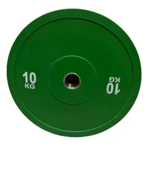 STS Competition Bumper Plate with rubber coating 10.00 KG 50 mm Dia