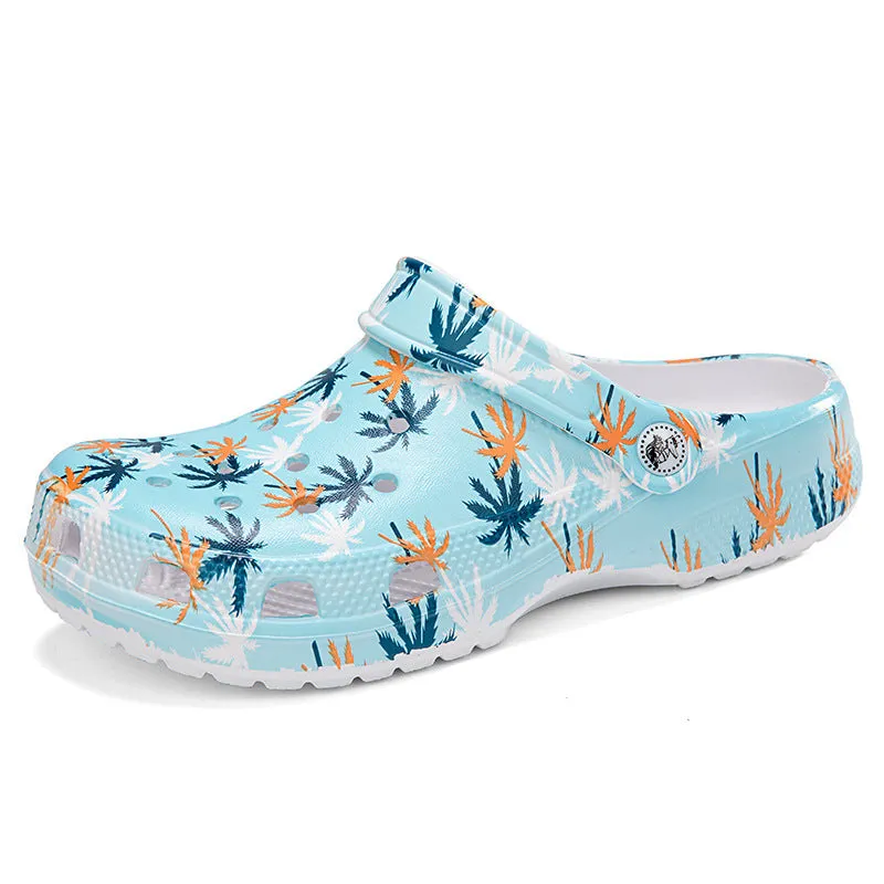 The Summer Gorgeous Crocs Tie Dye Women and Men Sport Sandals