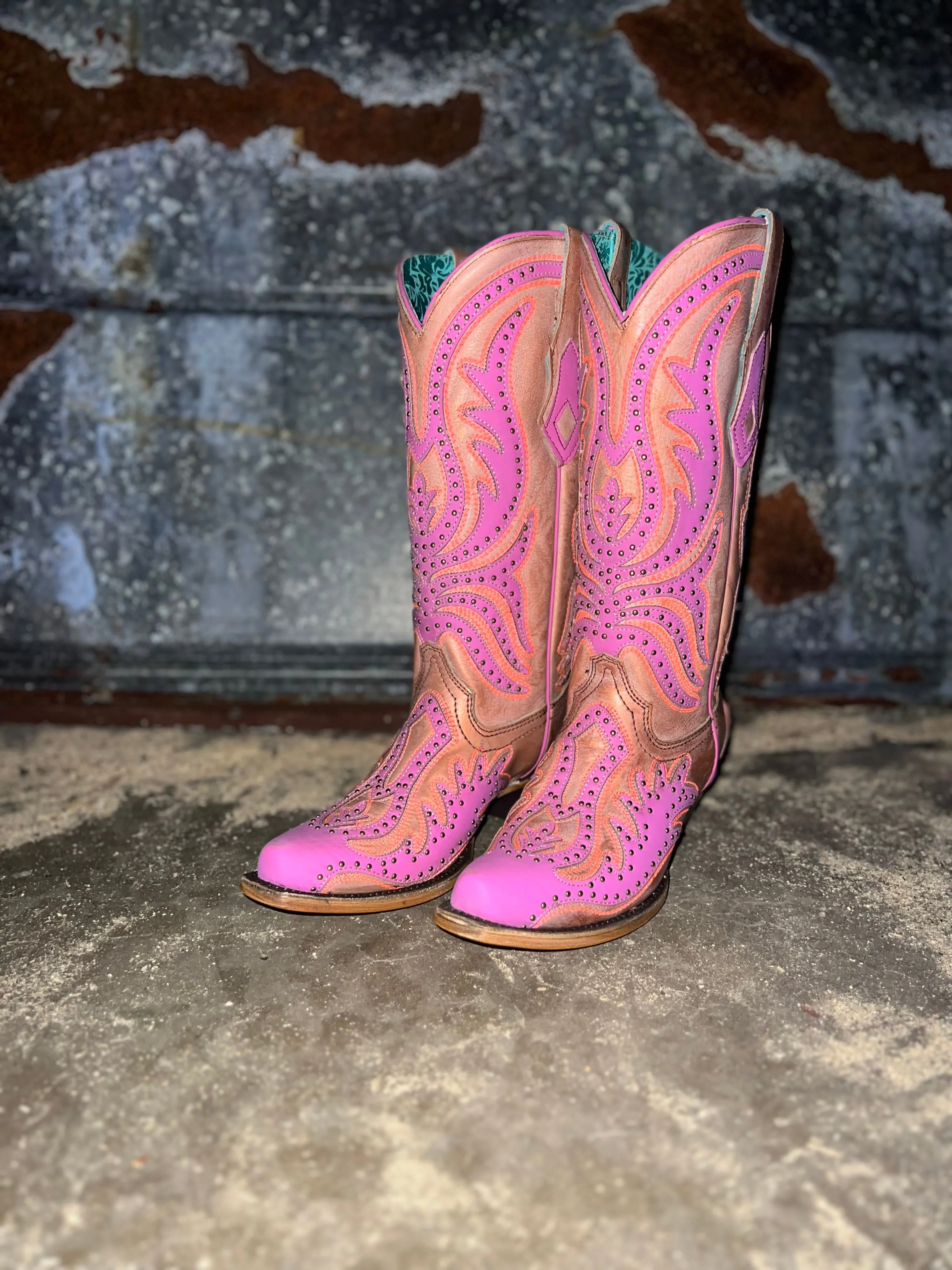 The Vivid Neon Black Light Boots