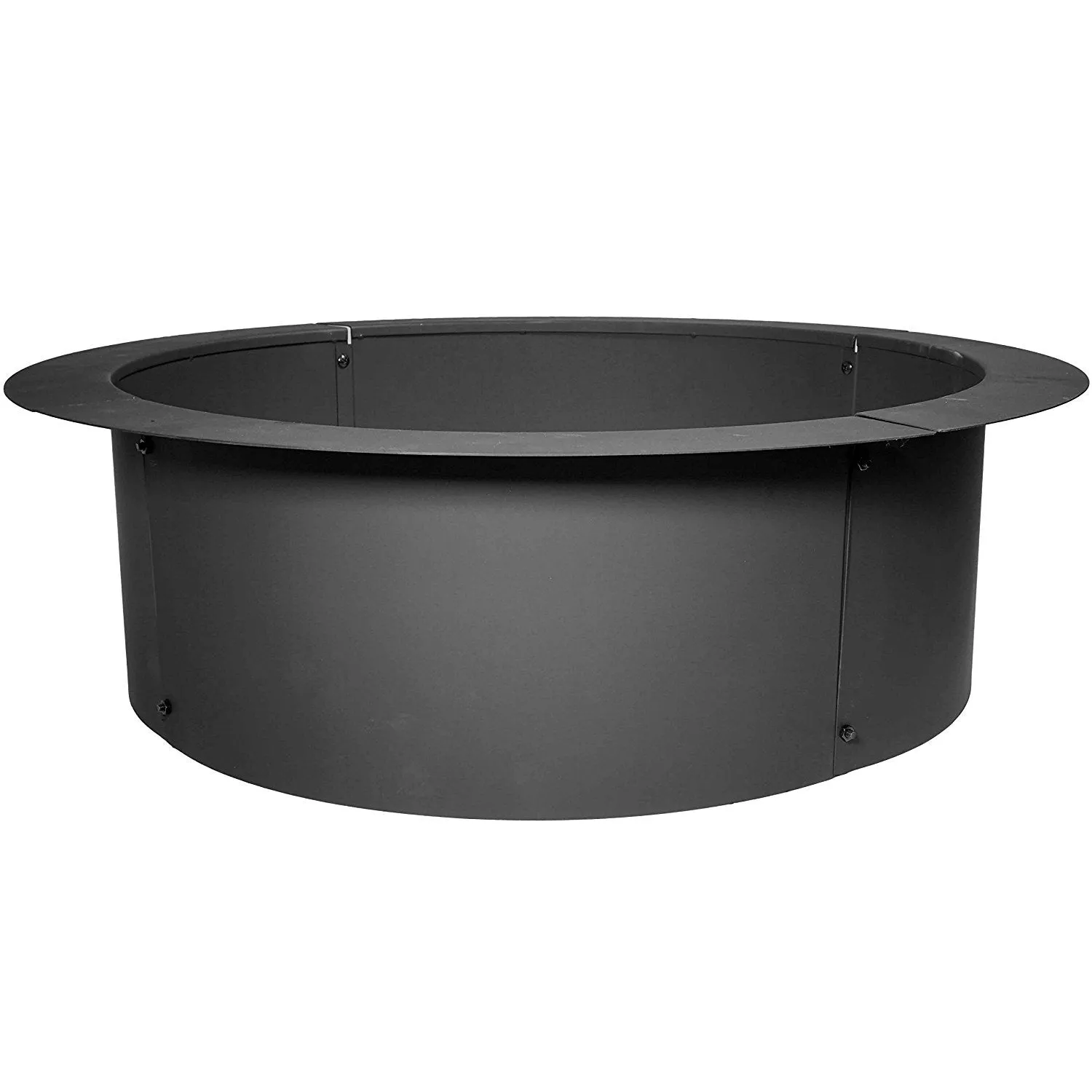 Titan 33&quot; 38&quot; 46&quot; Diameter Steel Fire Pit Liner Ring Heavy Duty In-Ground