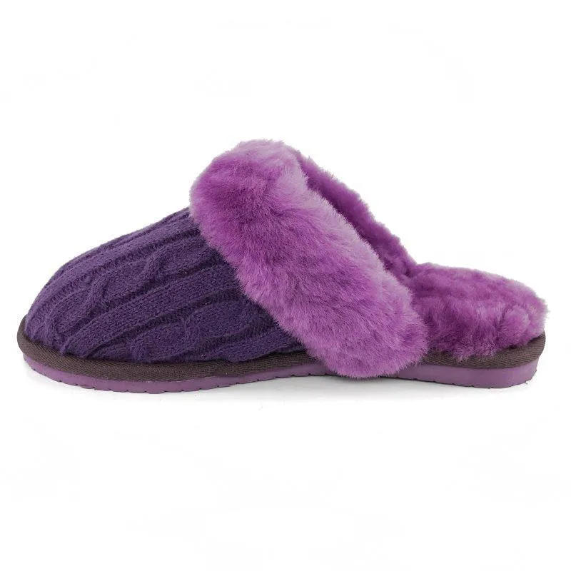 UGG Kate Unisex Home Slippers Scuffs Premium Australian Sheepskin Lining & Insole