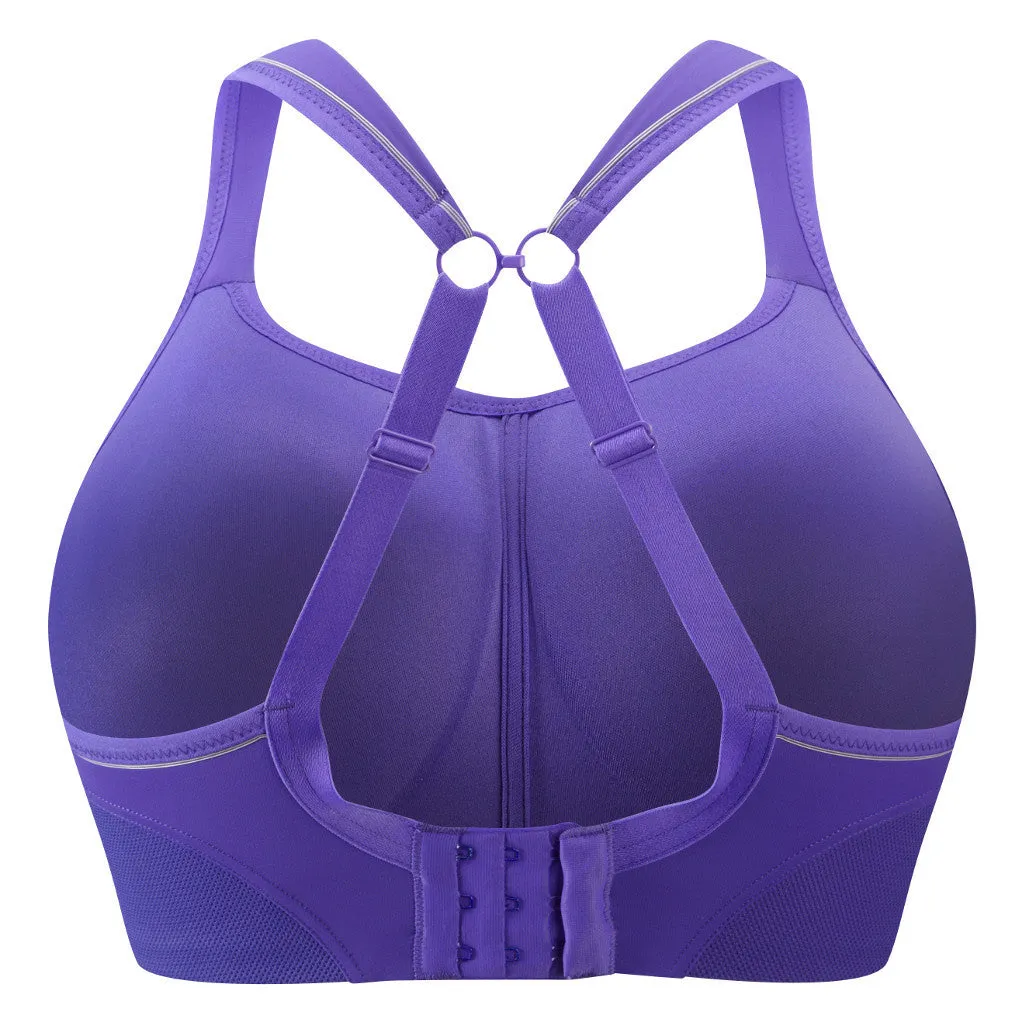 Violet Purple Sports Bra Non-Wired - Panache