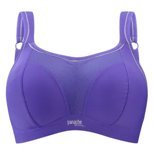 Violet Purple Sports Bra Non-Wired - Panache