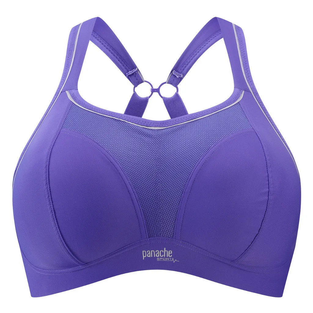 Violet Purple Sports Bra Non-Wired - Panache