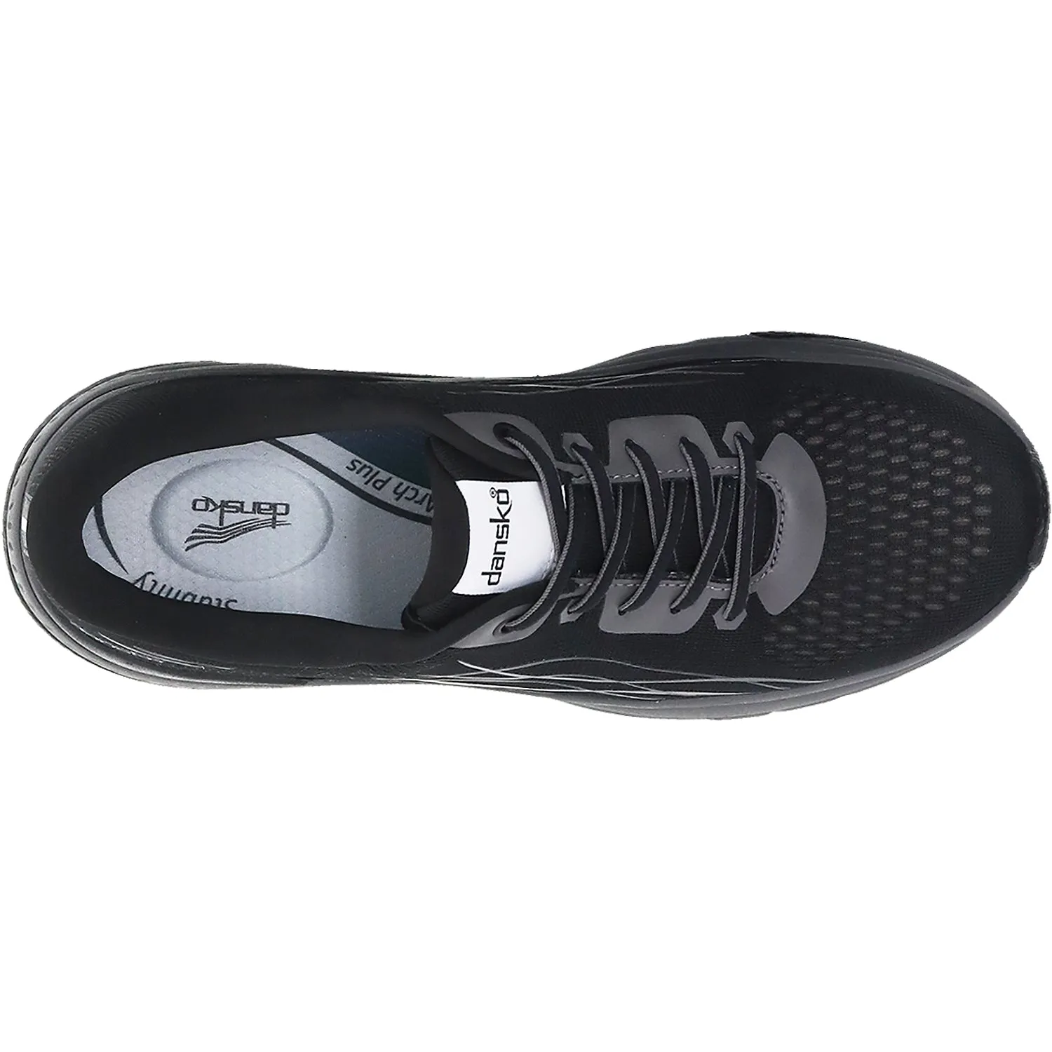 Women's Dansko Pace Black/Grey Mesh