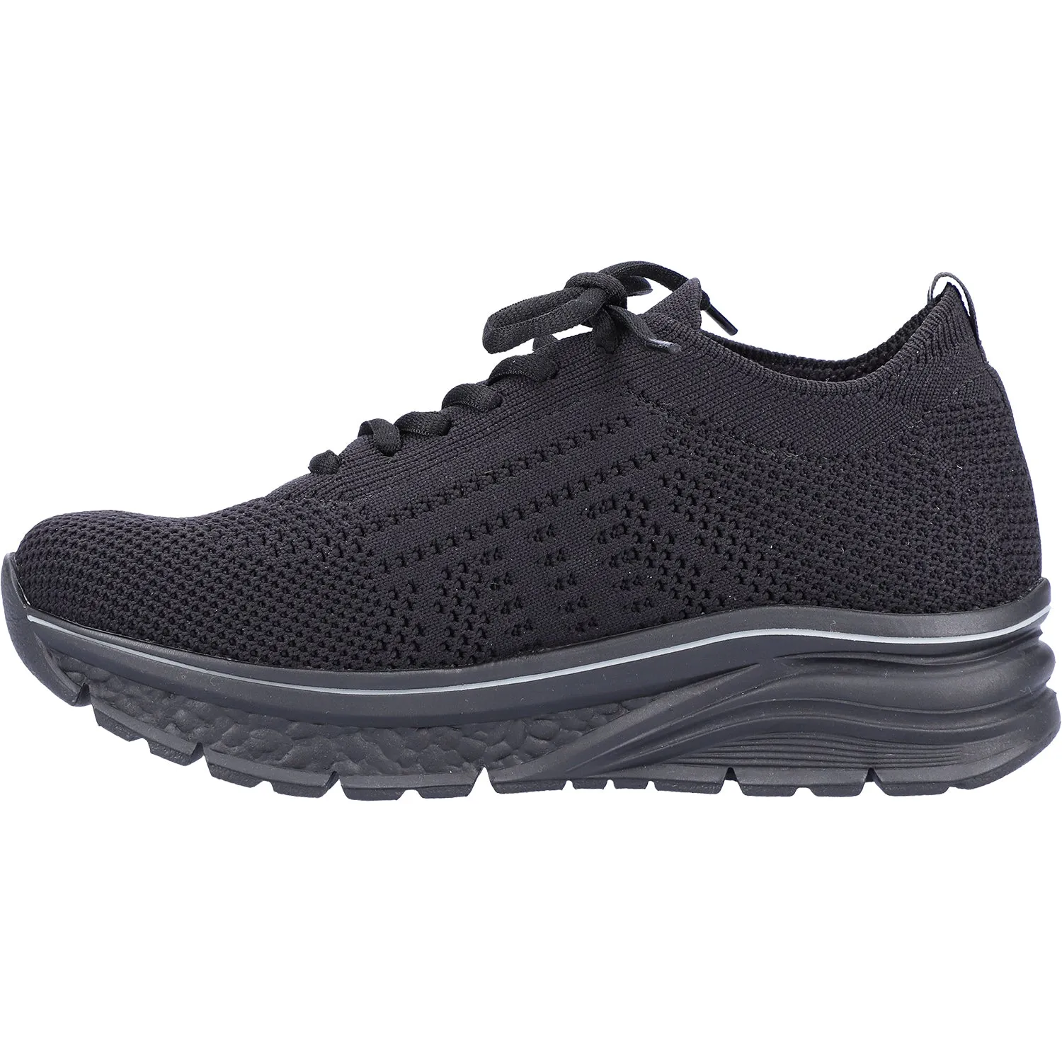 Women's Rieker 48010-00 Tora Black Fabric Mesh