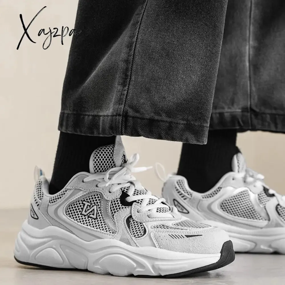 Xajzpa - Shoes For Men Women&#39;s Chunky White Luxary Sneakers Ladies Running Casual Shoes Fashion Light Male Tenis Sports Fitness Footwear