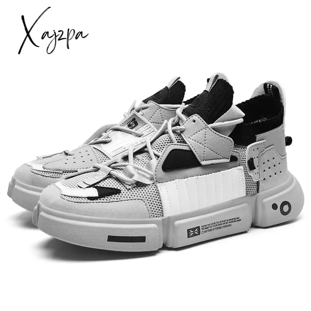 Xajzpa - Shoes For Men Women&#39;s Chunky White Luxary Sneakers Ladies Running Casual Shoes Fashion Light Male Tenis Sports Fitness Footwear