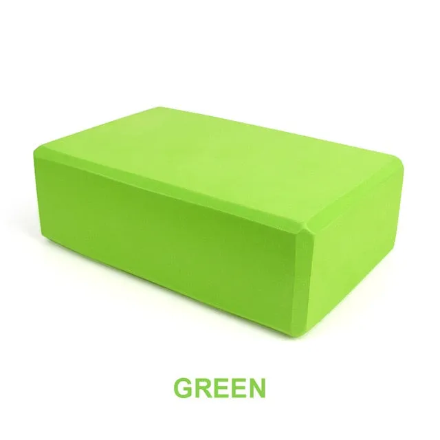 Yoga Block Props Foam Brick Stretching Aid Gym Pilates Yoga Block Exercise Fitness Sport