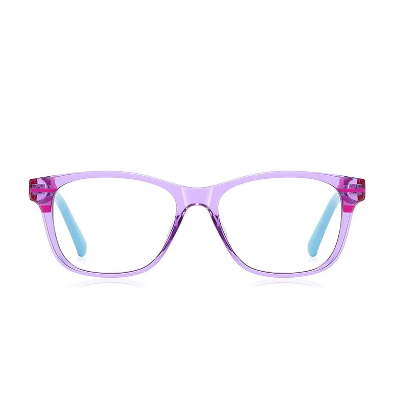 Zirosat Children's Unisex Full Rim Square Tr 90   Cp Eyeglasses 20211